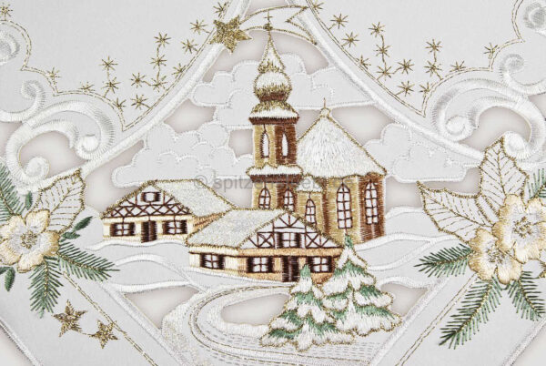 Weihnachtsdecken Plauener Spitze Kirche