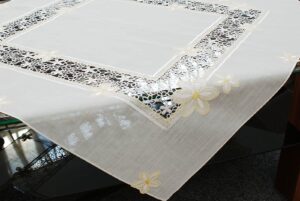 Plauener Spitze Tischdecke 85x85 cm Sommerhit