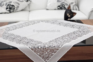 Plauener Spitze Tischdecke 85x 85 cm Angelina