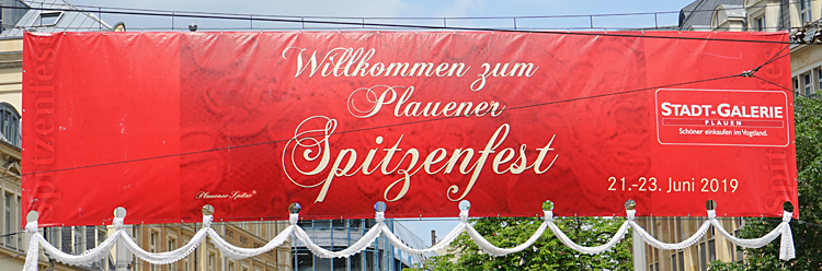 Wir waren dabei zum 60. Spitzenfest in Plauen